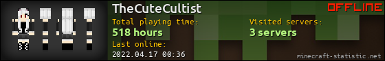 TheCuteCultist userbar 560x90