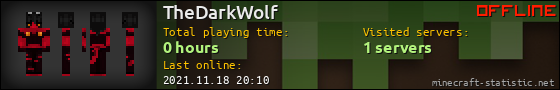 TheDarkWolf userbar 560x90