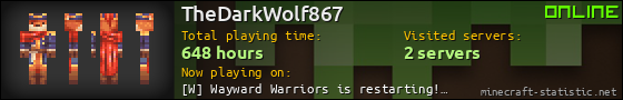 TheDarkWolf867 userbar 560x90