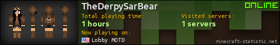 TheDerpySarBear userbar 560x90