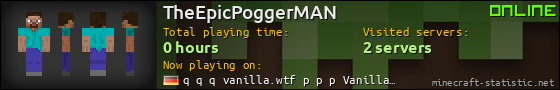 TheEpicPoggerMAN userbar 560x90