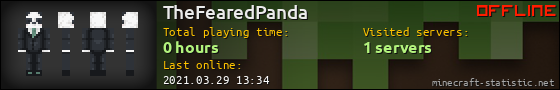 TheFearedPanda userbar 560x90