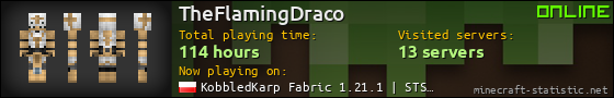 TheFlamingDraco userbar 560x90