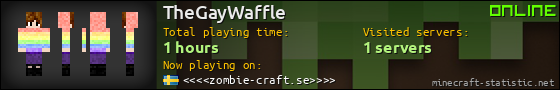 TheGayWaffle userbar 560x90