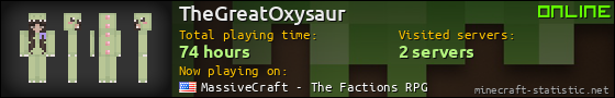 TheGreatOxysaur userbar 560x90