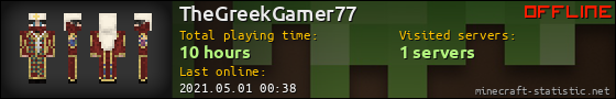 TheGreekGamer77 userbar 560x90