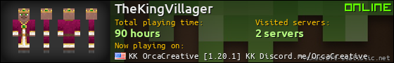 TheKingVillager userbar 560x90