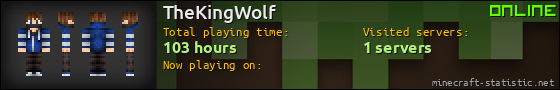 TheKingWolf userbar 560x90