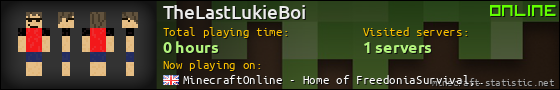 TheLastLukieBoi userbar 560x90