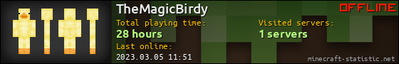 TheMagicBirdy userbar 560x90