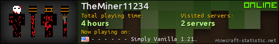 TheMiner11234 userbar 560x90