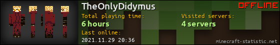 TheOnlyDidymus userbar 560x90