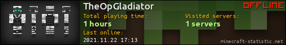 TheOpGladiator userbar 560x90