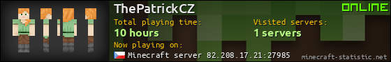 ThePatrickCZ userbar 560x90