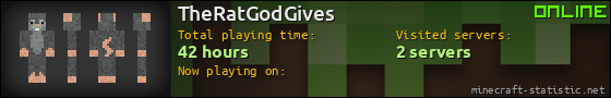 TheRatGodGives userbar 560x90