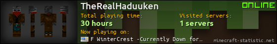 TheRealHaduuken userbar 560x90