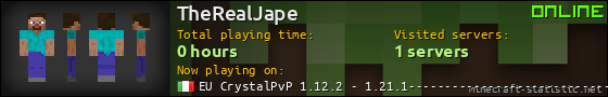 TheRealJape userbar 560x90