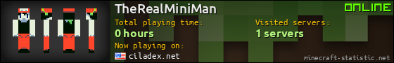 TheRealMiniMan userbar 560x90