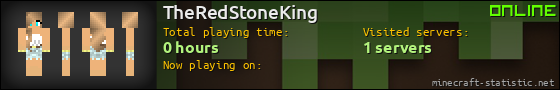 TheRedStoneKing userbar 560x90