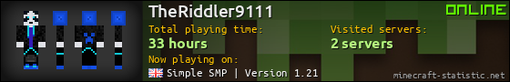 TheRiddler9111 userbar 560x90