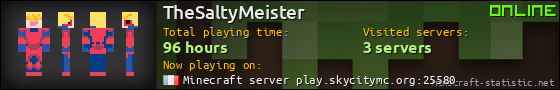 TheSaltyMeister userbar 560x90