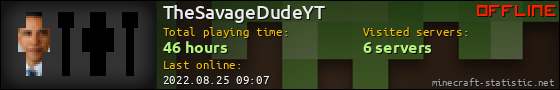 TheSavageDudeYT userbar 560x90