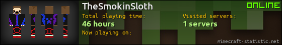 TheSmokinSloth userbar 560x90