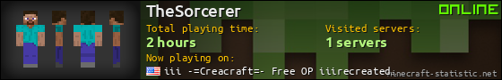 TheSorcerer userbar 560x90