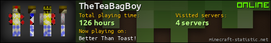 TheTeaBagBoy userbar 560x90