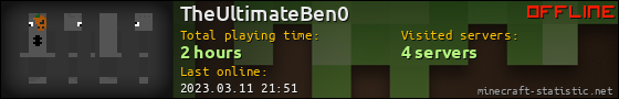 TheUltimateBen0 userbar 560x90