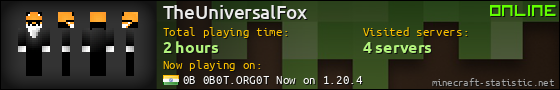 TheUniversalFox userbar 560x90