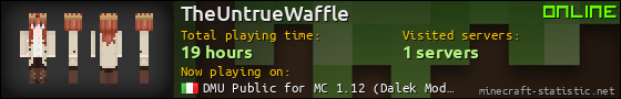 TheUntrueWaffle userbar 560x90