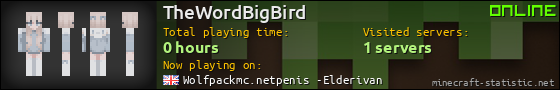 TheWordBigBird userbar 560x90