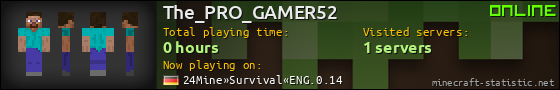 The_PRO_GAMER52 userbar 560x90