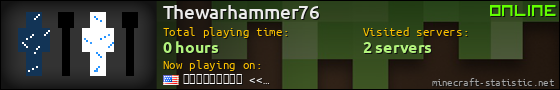 Thewarhammer76 userbar 560x90
