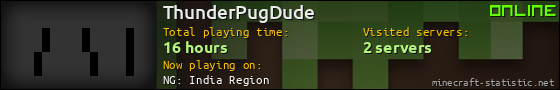 ThunderPugDude userbar 560x90