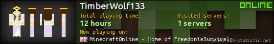 TimberWolf133 userbar 560x90