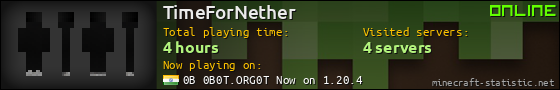 TimeForNether userbar 560x90