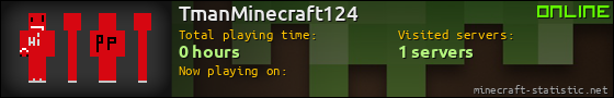 TmanMinecraft124 userbar 560x90