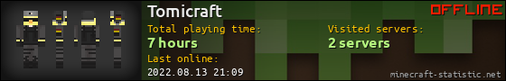Tomicraft userbar 560x90