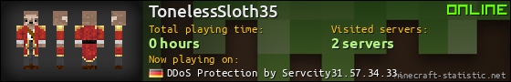 TonelessSloth35 userbar 560x90