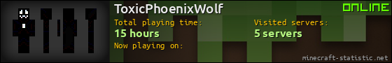 ToxicPhoenixWolf userbar 560x90