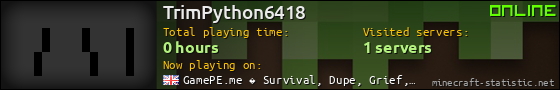 TrimPython6418 userbar 560x90