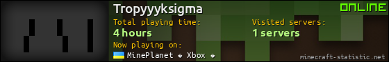 Tropyyyksigma userbar 560x90