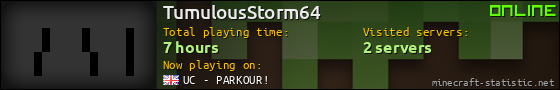 TumulousStorm64 userbar 560x90