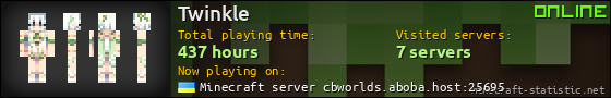 Twinkle userbar 560x90