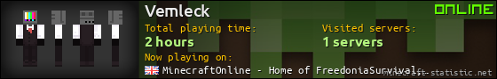 Vemleck userbar 560x90