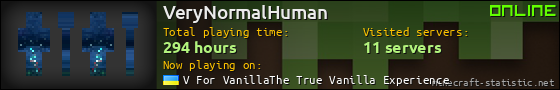 VeryNormalHuman userbar 560x90