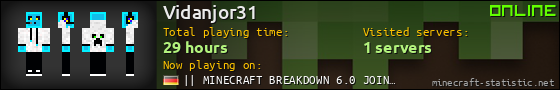 Vidanjor31 userbar 560x90