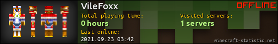 VileFoxx userbar 560x90